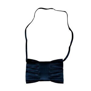 Jim Thompson Bow Bag Formal Clutch Satin Prom Dance Party Wedding Formal